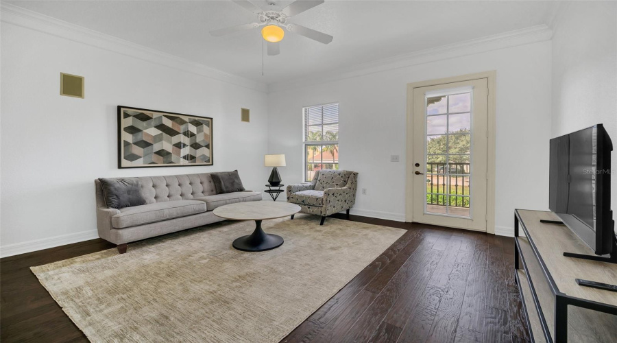 Spacious Living Room (photo taken with staging furniture)