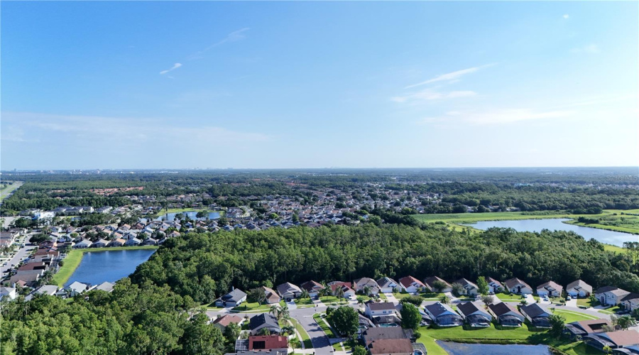 Aerial View of Neighborhood