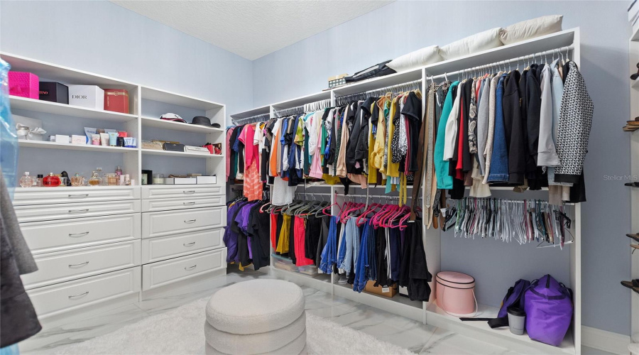 second Master Walk in closet 11X12