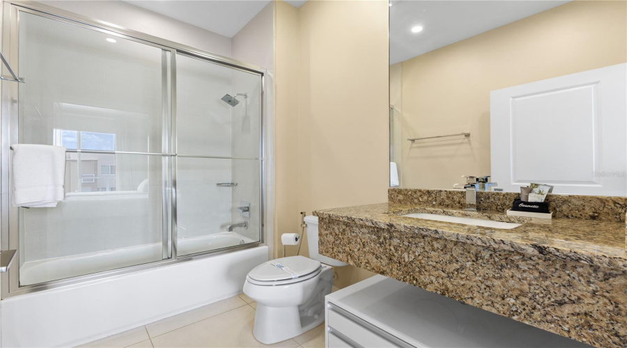 Private Bath for Bedroom 3.