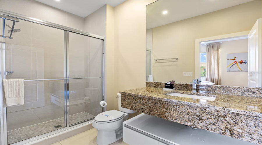 Private Bath for bedroom 4.