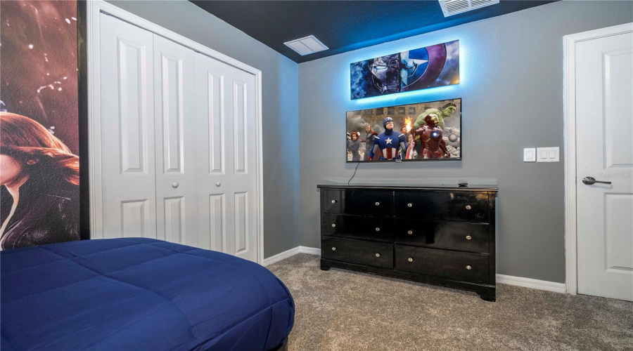 Avengers themed guest bedroom
