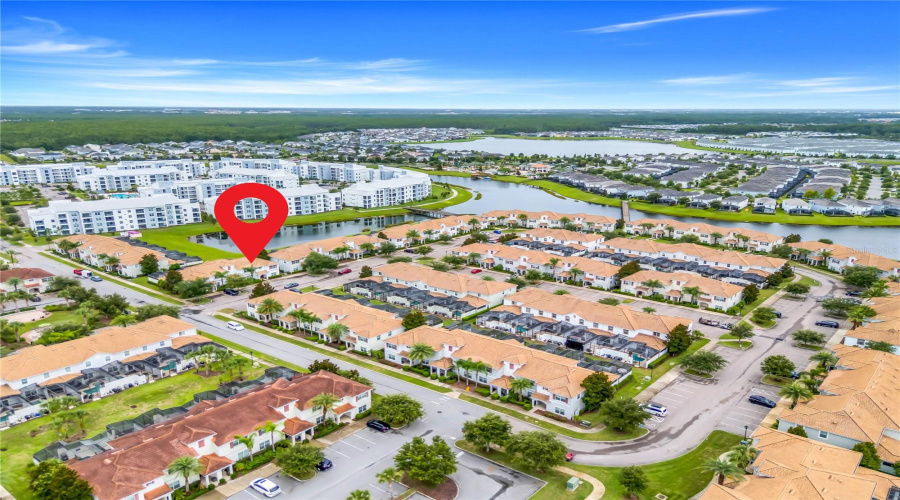 Aerial View of Storey Lake community