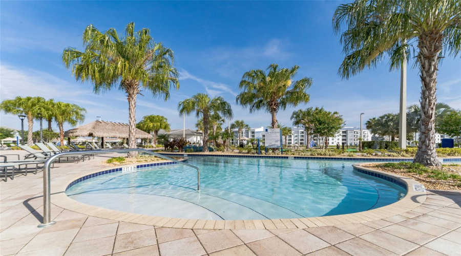 resort style pool