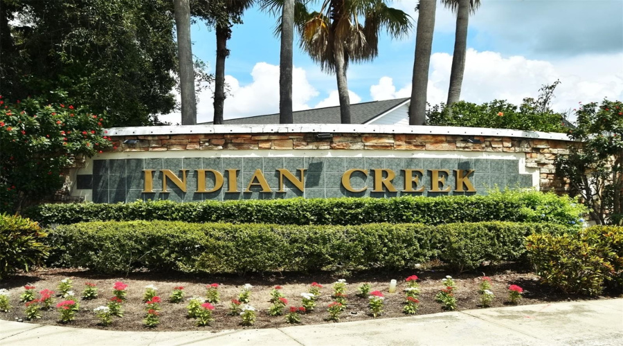 Indian Creek Entrance Signage