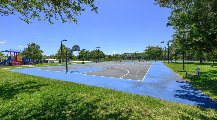 Basketball and Tennis Courts