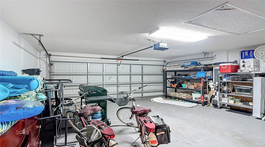 Large 2 car garage