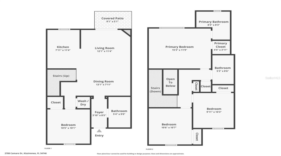 KISSIMMEE, Florida 34746, 4 Bedrooms Bedrooms, ,3 BathroomsBathrooms,Residential,For Sale,CAMARO,0,MFRS5129876