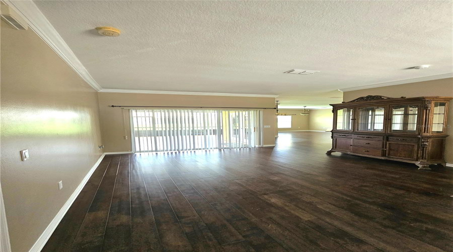 Separate Living Room with Sliders to Lanai