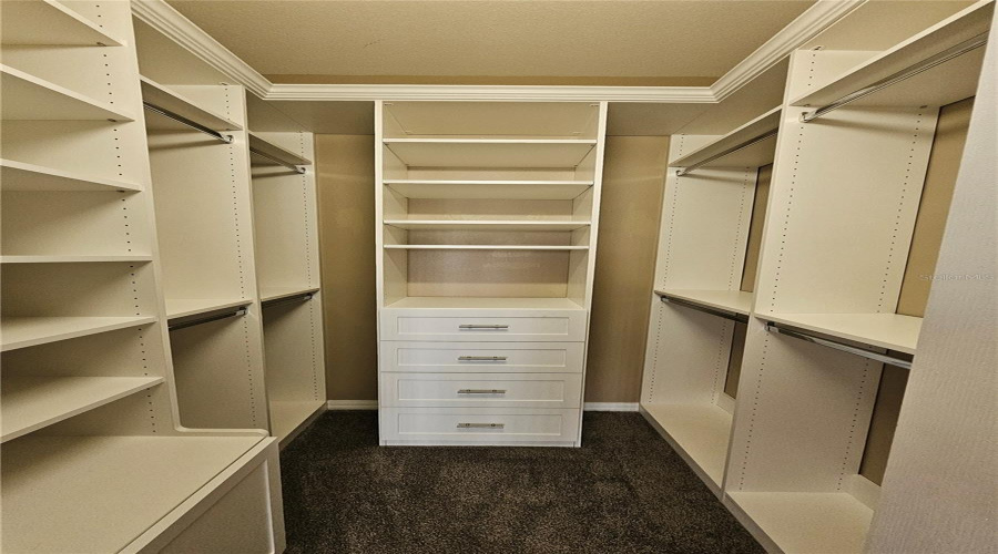 Master Walk-in Closet with Custom Built-ins