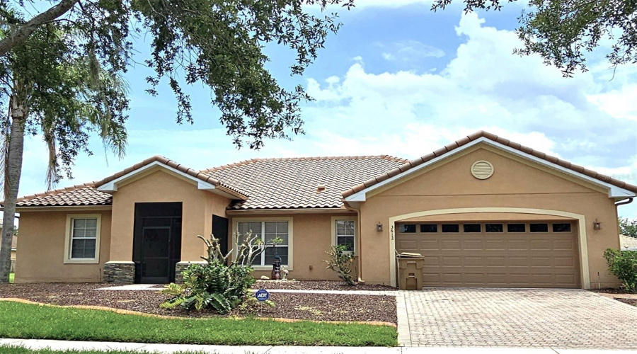 Front of Your New Home! Paver Driveway