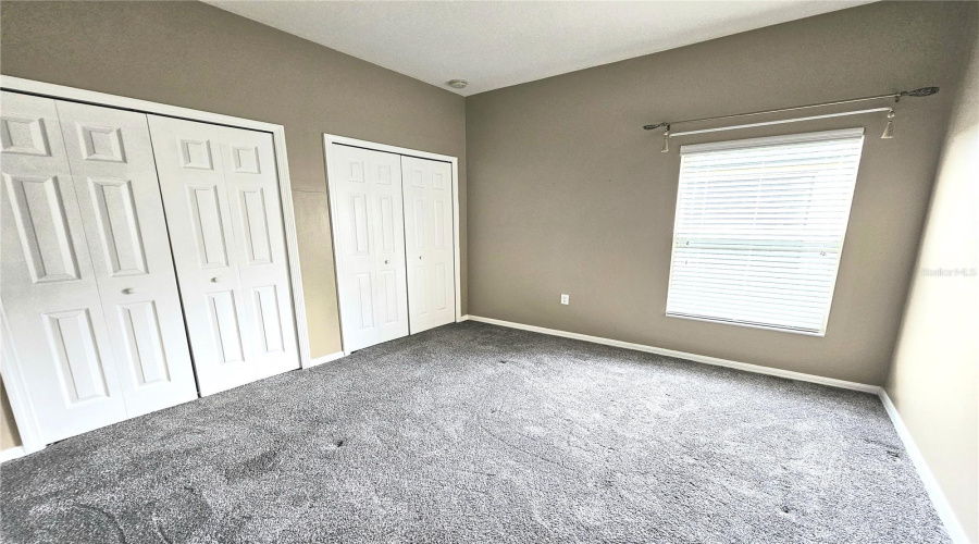 Bedroom 3 with Double Closets
