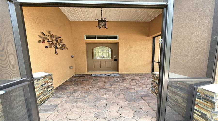 Covered and Screened, Private Front Porch