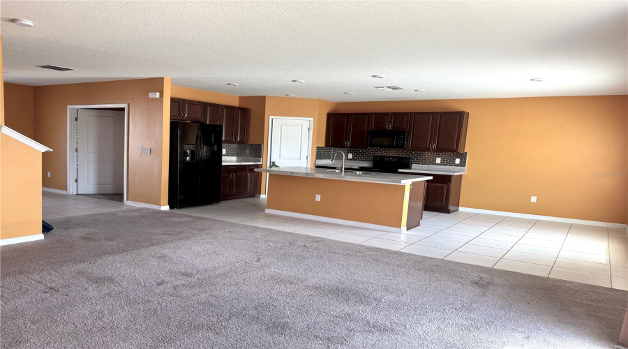 Kitchen and Family Room
