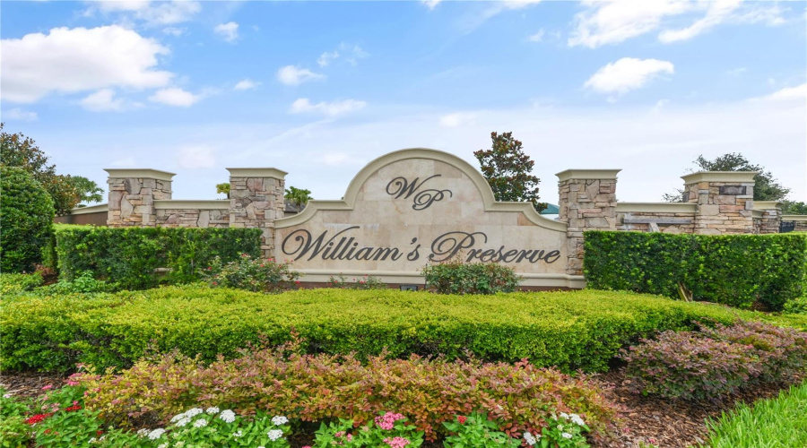 Williams Preserve Entrance