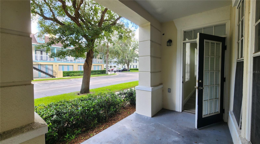 YOUR OWN PRIVATE PORCH!