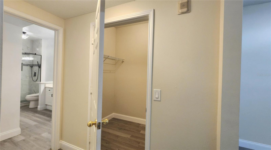 PRIMARY WALK-IN CLOSET!