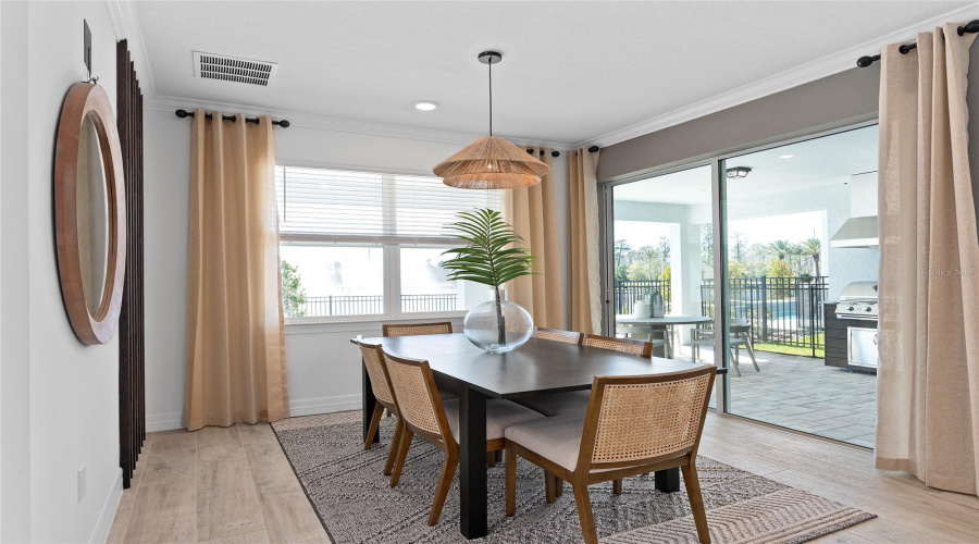 Model Home Design Only. Pictures and furnishings are for illustrative purposes only. Elevations, colors and options may vary. Furniture is for model home staging only.?
