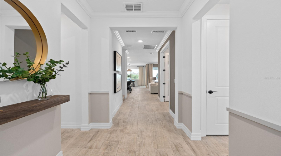 Model Home Design Only. Pictures and furnishings are for illustrative purposes only. Elevations, colors and options may vary. Furniture is for model home staging only.?