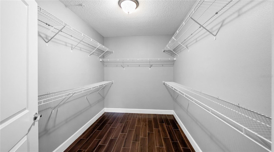 Primary closet