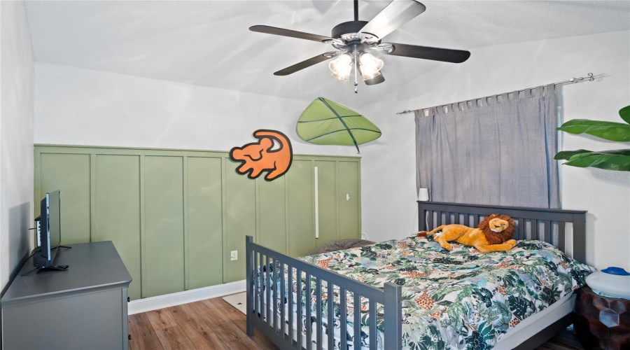 Another guest bedroom facing the front of the home.