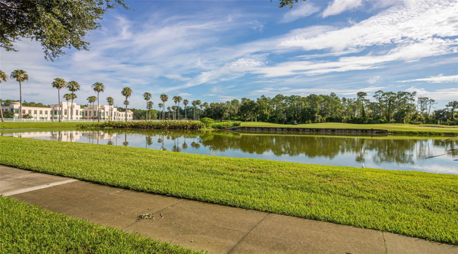 Pond and Golf Course View
