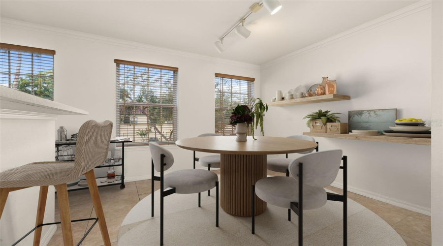 Virtually Staged - 2nd Floor Dining Space