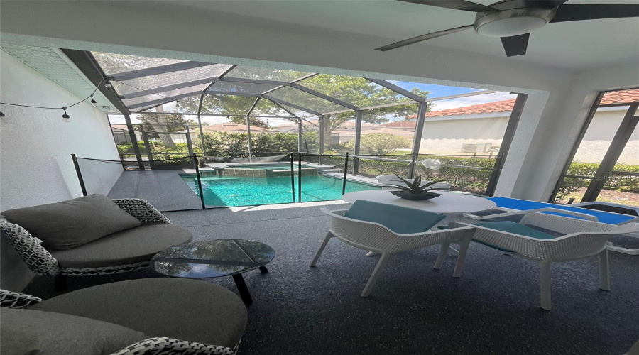 Pool patio