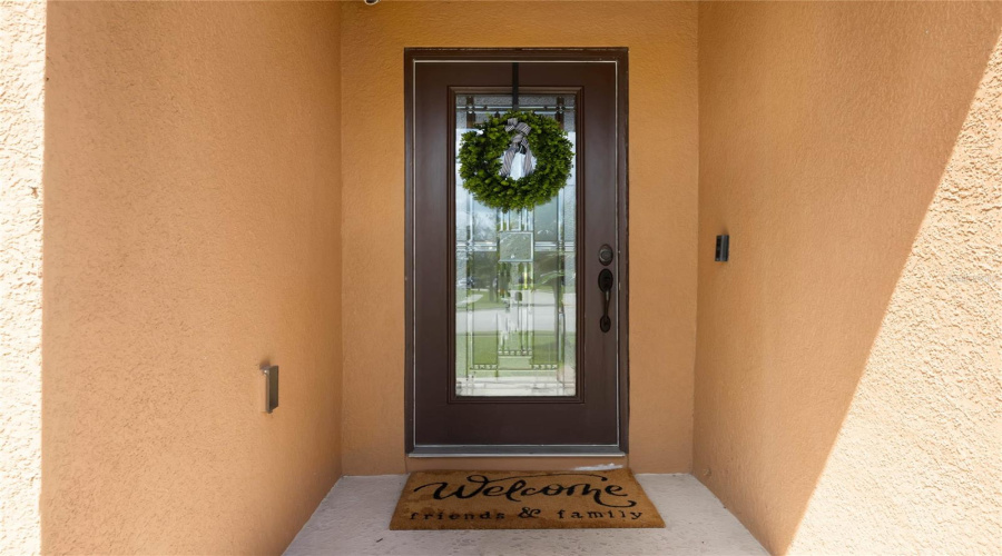 Covered Front Entrance