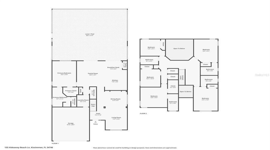 KISSIMMEE, Florida 34746, 6 Bedrooms Bedrooms, ,5 BathroomsBathrooms,Residential,For Sale,HIDEAWAY BEACH,0,MFRS5130447