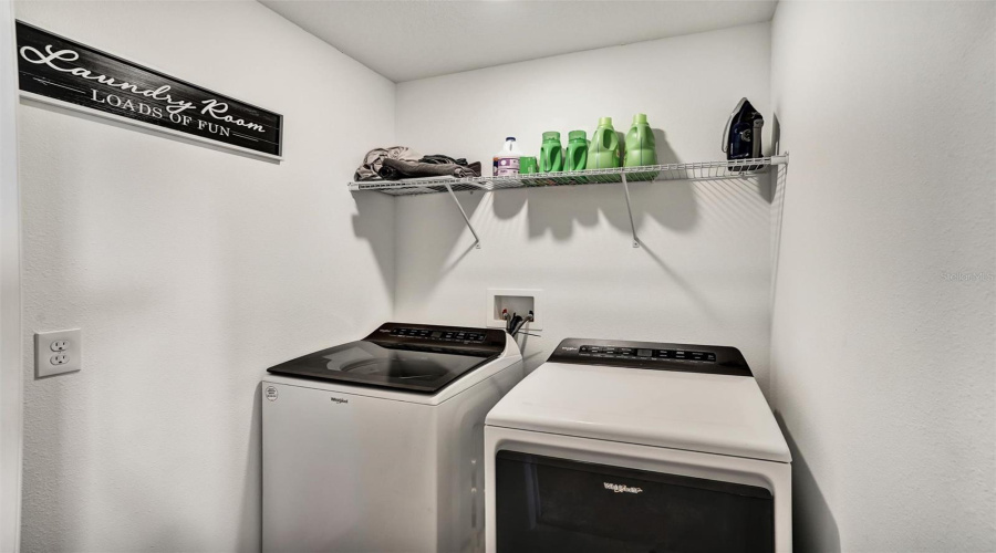 Upstairs laundry