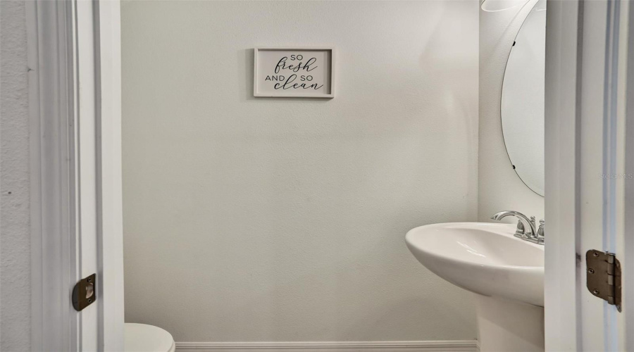 Half bath downstairs