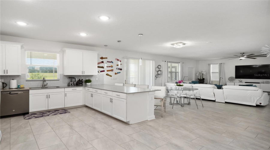 kitchen family room