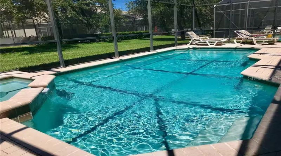 Hot tub and poool