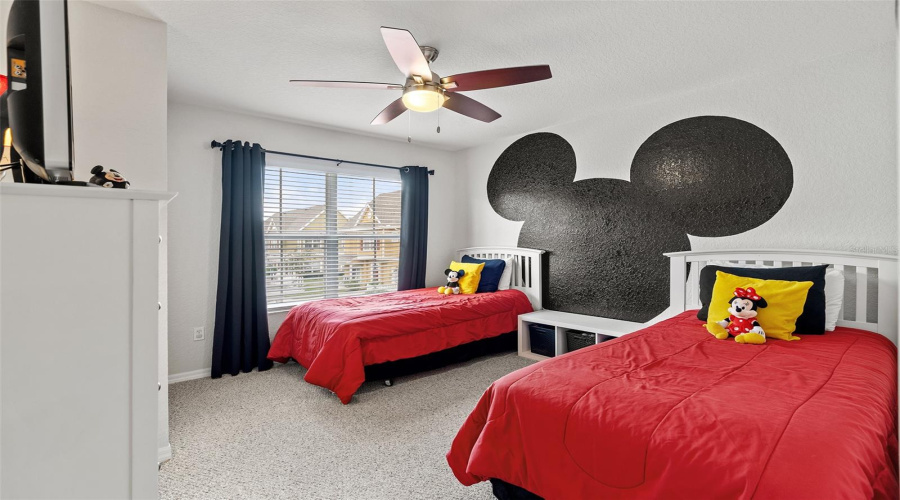 Upstairs "Mickey" Bedroom 2