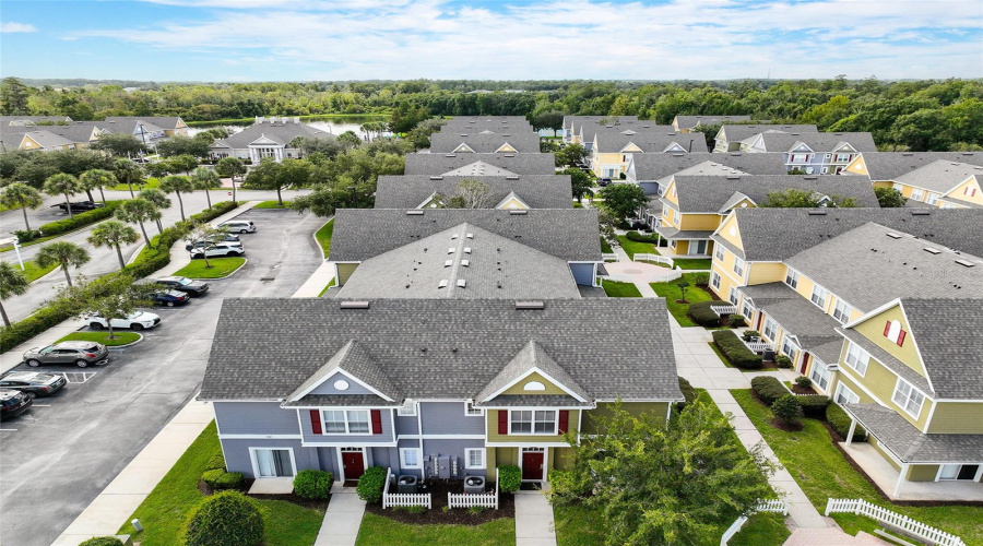 Aerial view of unit