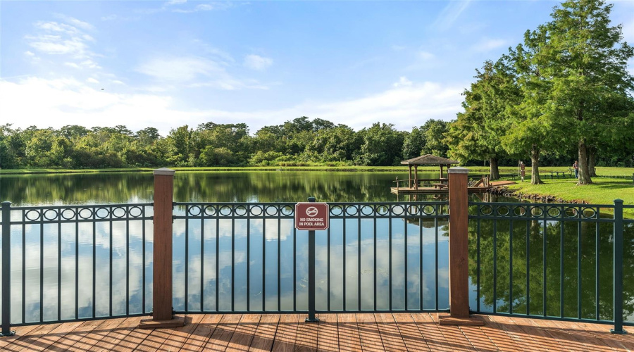 View of fishing dock