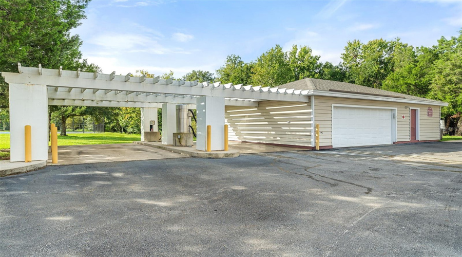 Car wash area