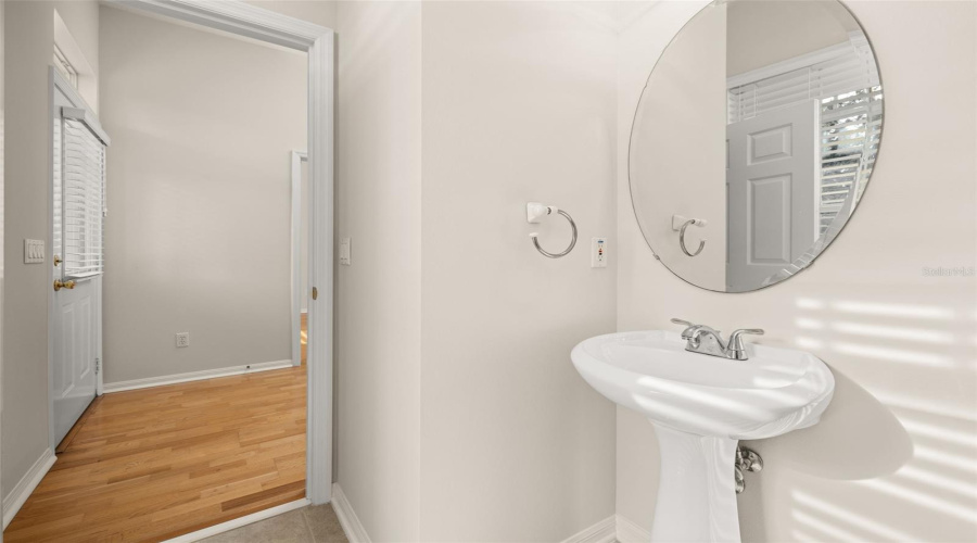 First Floor Half Bath