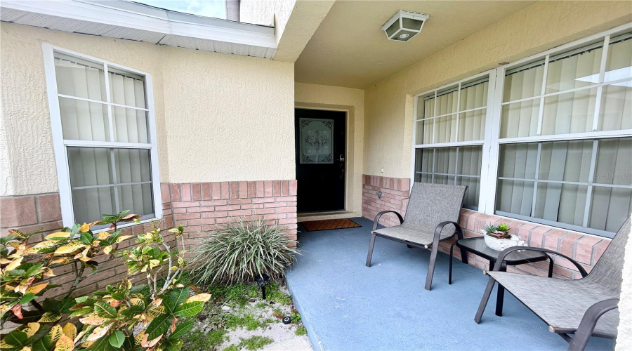 Inviting Side Entrance