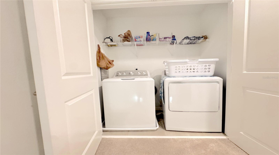 SECONFD FLOOR LAUNDRY CLOSET