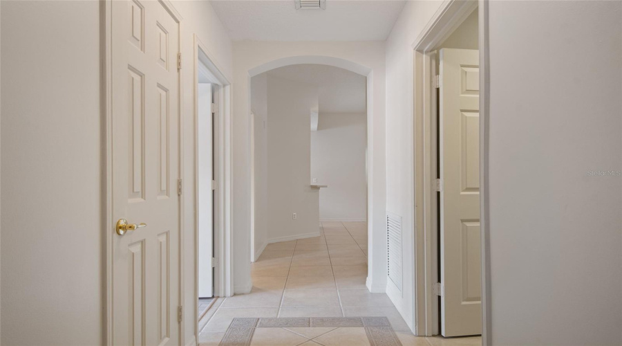 View from front door upon entering