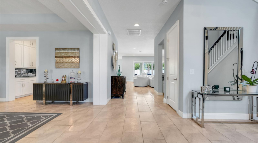 entrance of the home