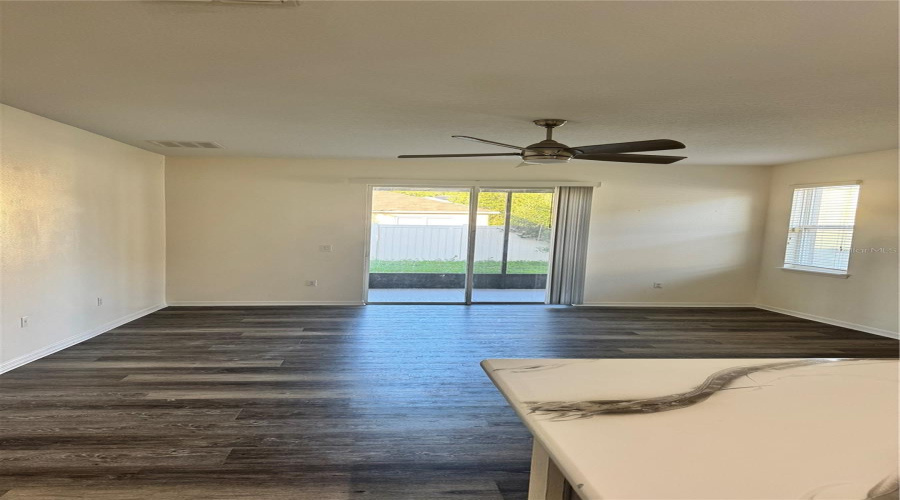 Kitchen to Family Room View