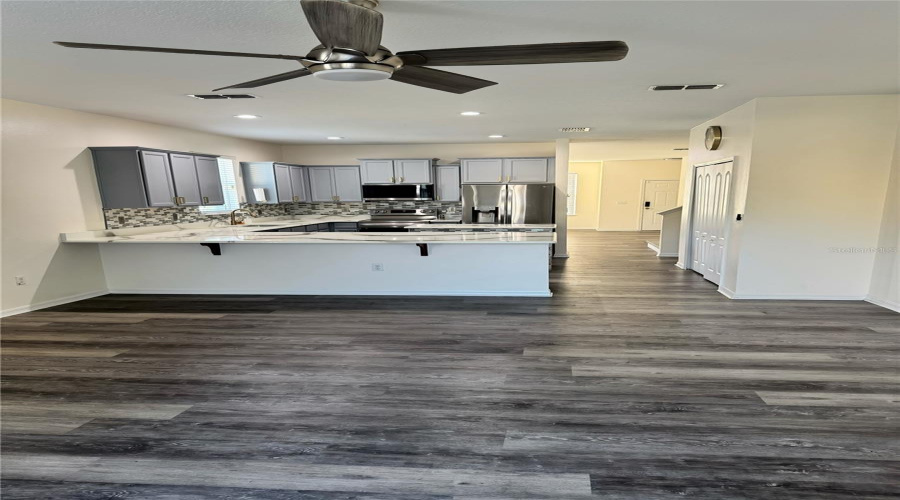 Family Room to Kitchen View