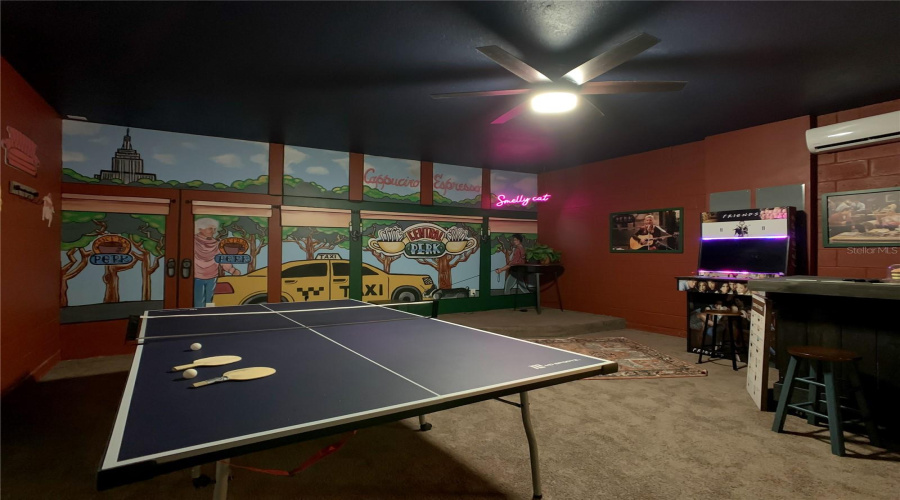 Garage--Challenge friends and family in the vibrant game room