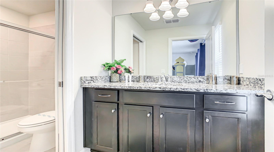 Bath #3--Modern bathroom with all the essentials