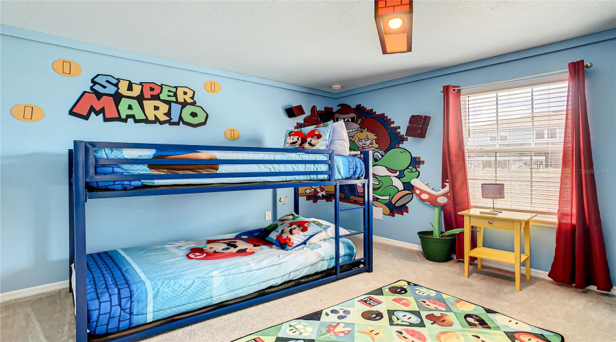 Bed #4--Jump into dream mode with this Super Mario bunk bed