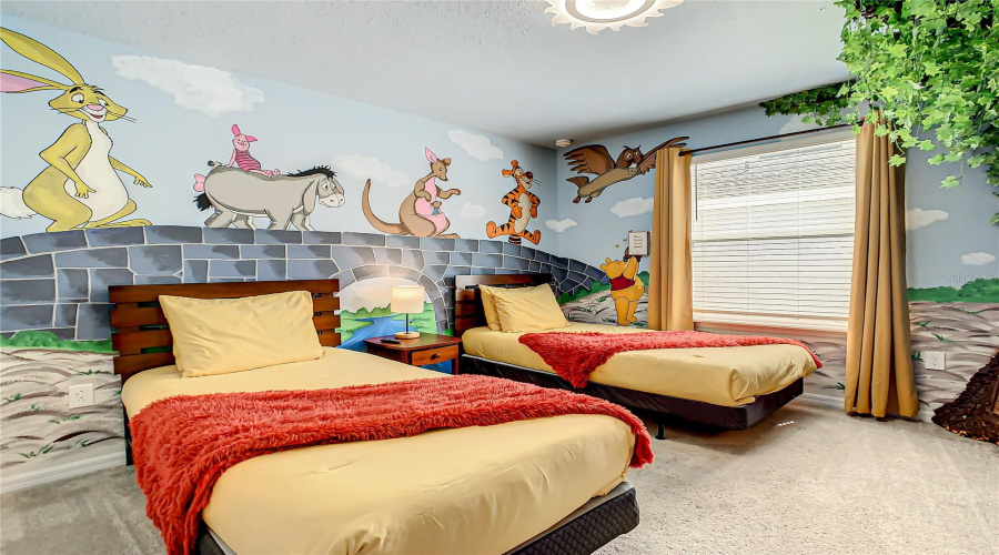 Bed #5--Sleep in the Hundred Acre Wood in this cozy, 2-bedroom Winnie the Pooh-themed