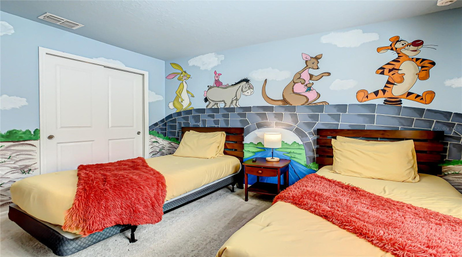 Bed #5--Sleep in the Hundred Acre Wood in this cozy, 2-bedroom Winnie the Pooh-themed